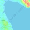 Topografische Karte Pagapas Bay, Höhe, Relief