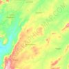 Topografische Karte Perpétuo Socorro, Höhe, Relief