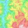 Topografische Karte IT4040003 - SIC-ZPS - Sassi di Roccamalatina e di Sant’Andrea, Höhe, Relief