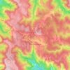 Topografische Karte Barre-des-Cévennes, Höhe, Relief