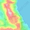 Topografische Karte Riserva naturale orientata dello Zingaro, Höhe, Relief