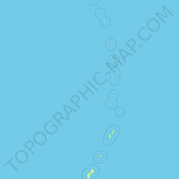 Topografische Karte Mariana Islands, Höhe, Relief