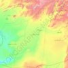 Topografische Karte Helmand Province, Höhe, Relief