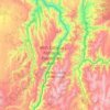 Topografische Karte Hells Canyon Wilderness, Höhe, Relief
