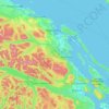 Topografische Karte Area G (Saltair / Gulf Islands), Höhe, Relief