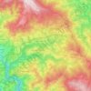 Topografische Karte Preitenegg, Höhe, Relief