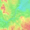 Topografische Karte Neva, Höhe, Relief