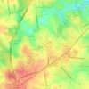 Topografische Karte Watkinsville, Höhe, Relief