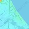 Topografische Karte Meia Praia, Höhe, Relief