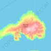 Topografische Karte Borden Island, Höhe, Relief