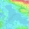 Topografische Karte Lago di Varese, Höhe, Relief