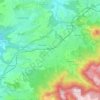 Topografische Karte Bisingen, Höhe, Relief