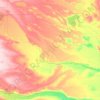 Topografische Karte Comisión de Fomento de Gobernador Duval, Höhe, Relief