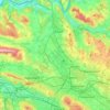 Topografische Karte Glatt, Höhe, Relief