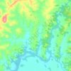 Topografische Karte Faxina, Höhe, Relief