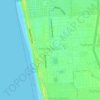 Topografische Karte Henley Beach, Höhe, Relief