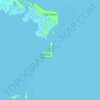 Topografische Karte East Caicos, Höhe, Relief