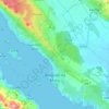 Topografische Karte Biograd na Moru, Höhe, Relief
