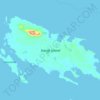 Topografische Karte Sanak Island, Höhe, Relief