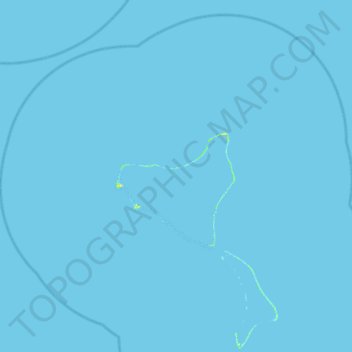 Topografische Karte Marokau, Höhe, Relief