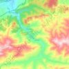 Topografische Karte Zerdaza, Höhe, Relief