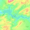 Topografische Karte Iznájar, Höhe, Relief