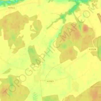 Topografische Karte Иловка, Höhe, Relief