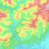 Topografische Karte Kalimpong -I, Höhe, Relief