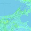 Topografische Karte Parroquía de Orleans, Höhe, Relief