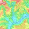 Topografische Karte Erpeldingen an der Sauer, Höhe, Relief