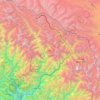 Topografische Karte Dharchula, Höhe, Relief