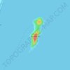 Topografische Karte Campeche Island, Höhe, Relief