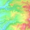 Topografische Karte Le Morne-Vert, Höhe, Relief