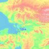 Topografische Karte Northwest Arctic, Höhe, Relief