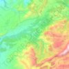 Topografische Karte Ighzrane, Höhe, Relief