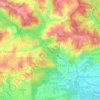 Topografische Karte Zona Especial de Preservação Ecológica Mata do Privê Vermont, Höhe, Relief