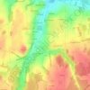 Topografische Karte Baneins, Höhe, Relief