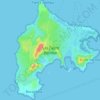 Topografische Karte Isla Tierra Bomba, Höhe, Relief