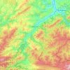 Topografische Karte Devrek, Höhe, Relief