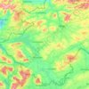 Topografische Karte Fermanagh and Omagh District, Höhe, Relief