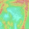 Topografische Karte တနိုင်း, Höhe, Relief