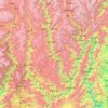 Topografische Karte Muli Tibetan Autonomous County, Höhe, Relief
