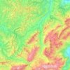 Topografische Karte UNESCO Biosphère d'Entlebuch, Höhe, Relief