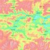 Topografische Karte ལྷ་རྩེ་རྫོང་ / 拉孜县 / Lhatse, Höhe, Relief