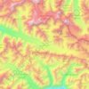 Topografische Karte ہسپر گلیشر, Höhe, Relief