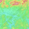 Topografische Karte Maniwa County, Höhe, Relief