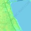 Topografische Karte Palm Shores, Höhe, Relief