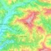 Topografische Karte Gorkha, Höhe, Relief