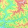 Topografische Karte Dhankuta, Höhe, Relief