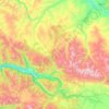 Topografische Karte Чибитское сельское поселение, Höhe, Relief